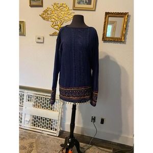 Vintage beaded Sweater Large